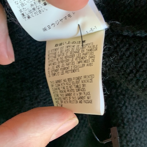 YOHJI YAMAMOTO 2018 pour Homme back print long cardigan - Picture 13 of 13